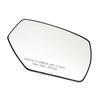 Right Side Heated Convex Mirror Glass for GMC Sierra 2015- for Chevrolet Silverado 1500 2500 3500 Auto Rearview Replace Wing
