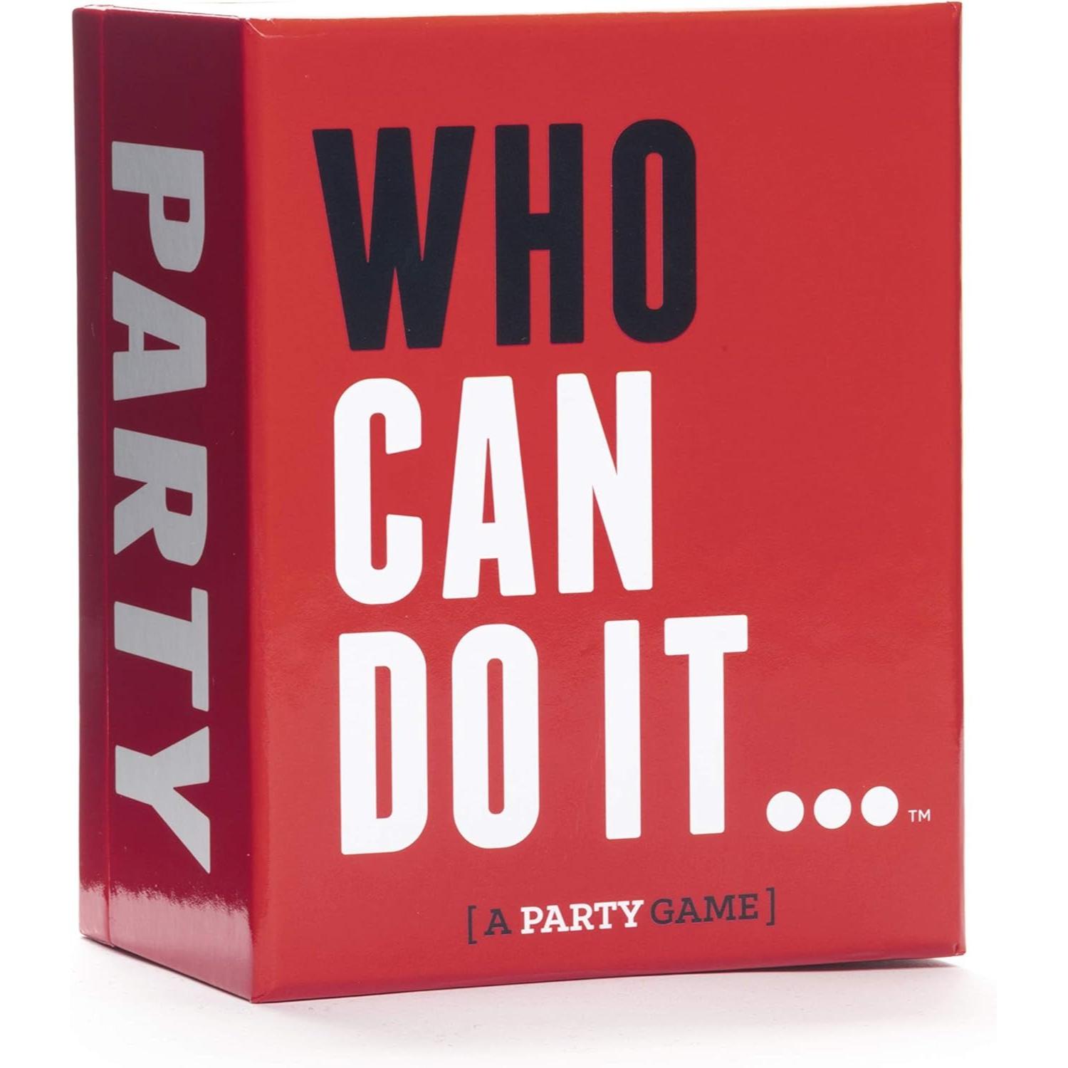 

Who Can Do It Adult Party Game Entertainment Cards