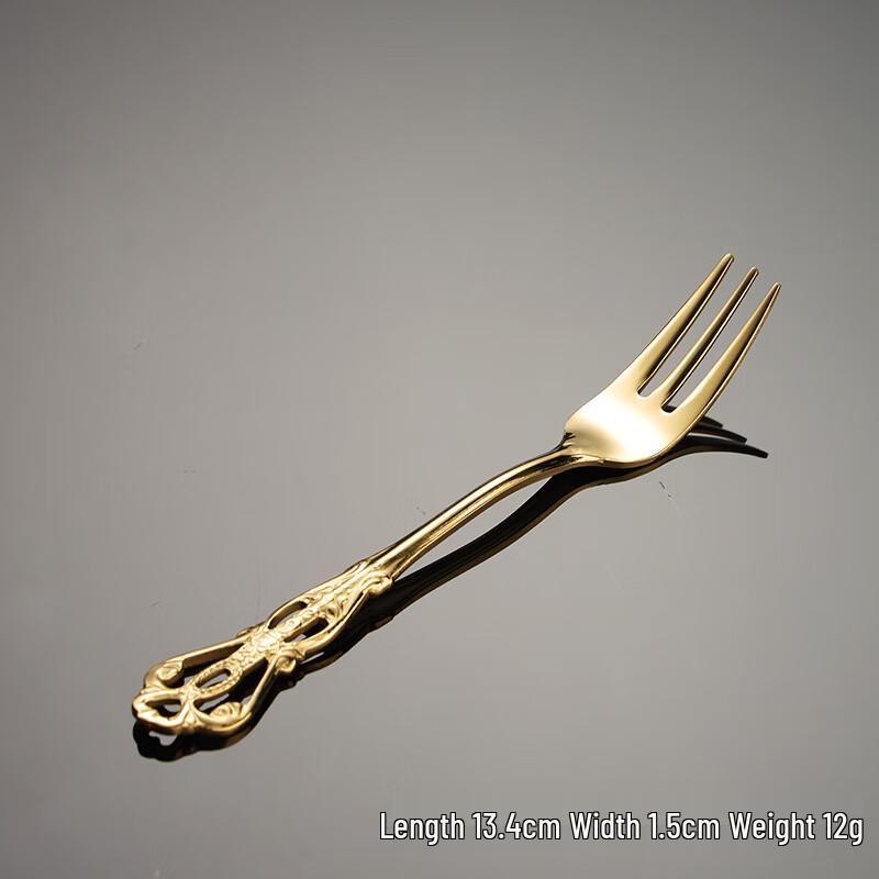 Qianxing 304 Stainless Steel Embossed Dessert Cutlery Set