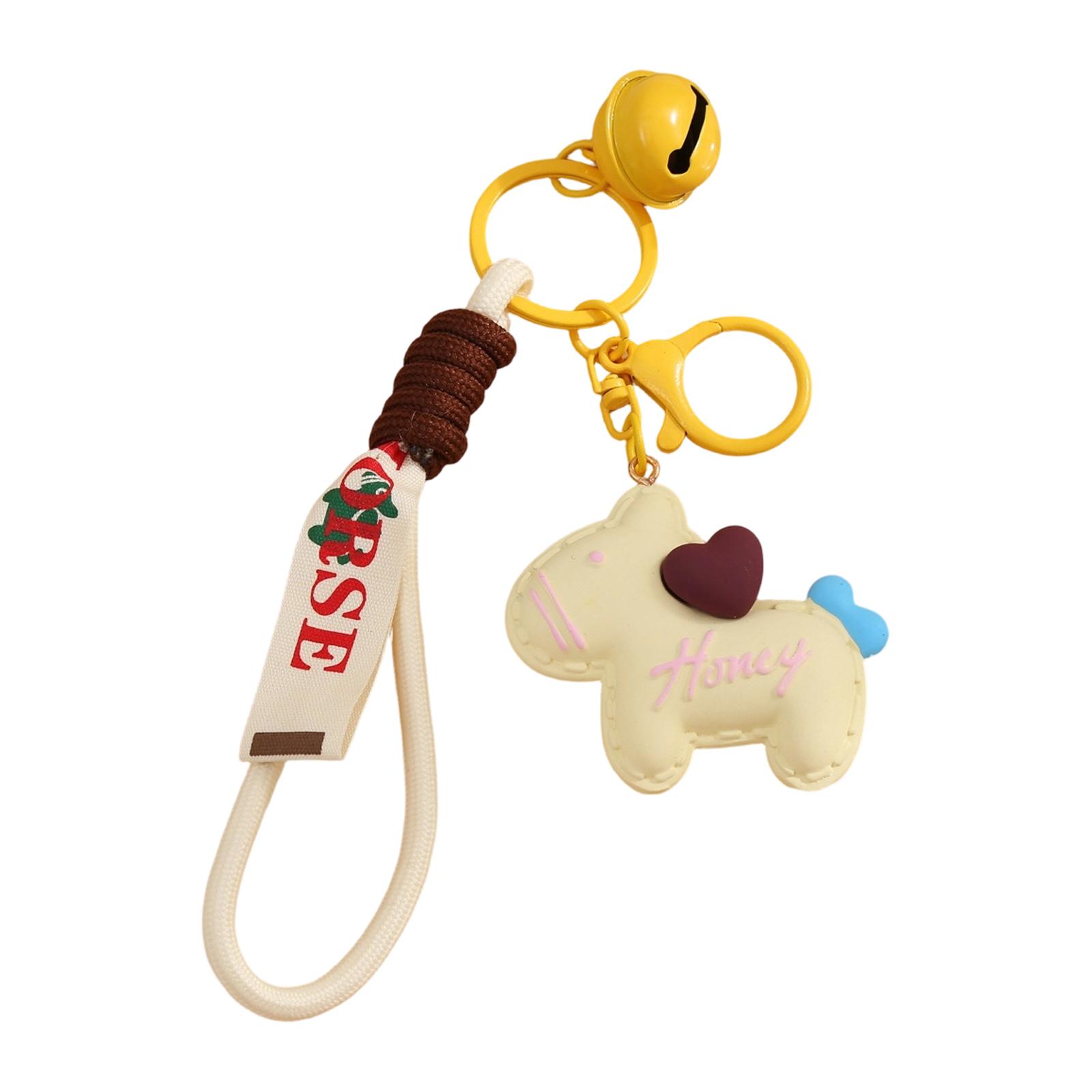 

Horse Year Keychain - Cute Cartoon Horse Keychain, A Gift Suitable For Both Men And Women, Perfect For Chinese New Year And Birthdays. One Size жовтий