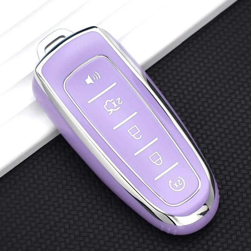 New TPU Car Remote Key Case 5 Buttons Shell Fob for Ford Edge Explorer Escape Focus Taurus Flex Lincoln MKS MKT MKX MKZ Navigator Accessories