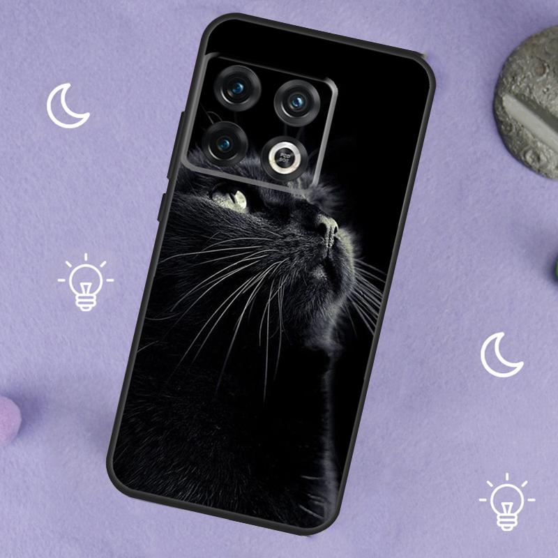 Cat Staring Eye Case For OnePlus 13R 12R 10R 13T 15 13 12 11 8T 10T Nord CE 4 3 2 Lite N20 N30 Nord 5 Cover