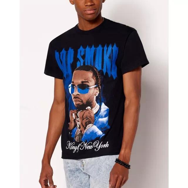 Pop Smoke Mens King Of New York Black Shirt New S M L XL XXXXL