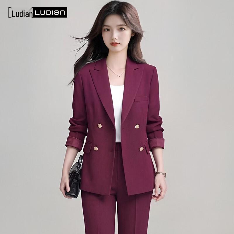 Women's Elegant Double-Breasted Blazer