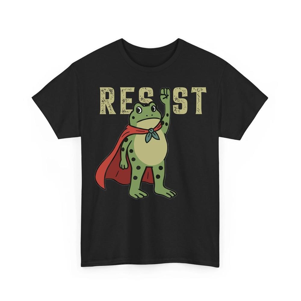 Portland Frog Resist Frog Protest For Men Women Unisex TShirt Unisex T-Shirt XXL