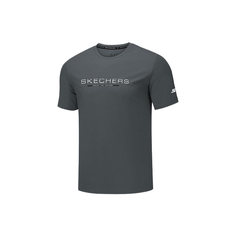 Дышащая быстросохнущая влагоотводящая футболка Skechers мужские топы P226M239-000G M
