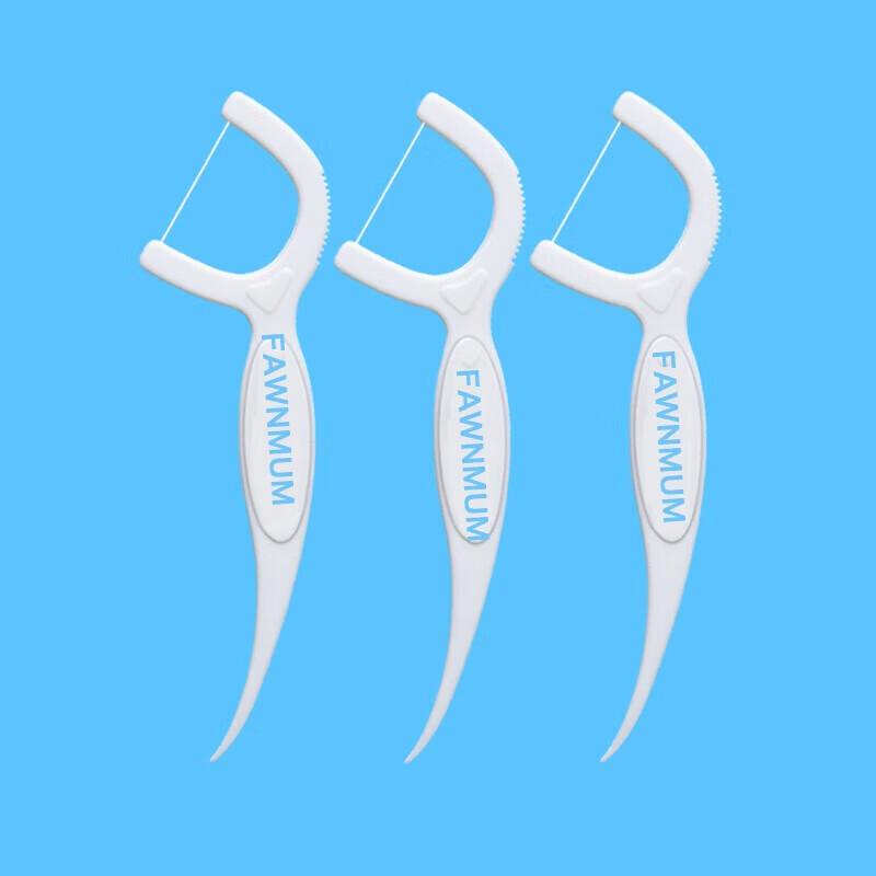 FAWNMUM Ultra-Fine Dental Floss Picks