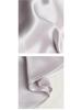 Acetic Acid Fabric Slimming Midi Skirt for Petite Women, A-Line, Mature, Drapey, Lustrous, Elastic Waist