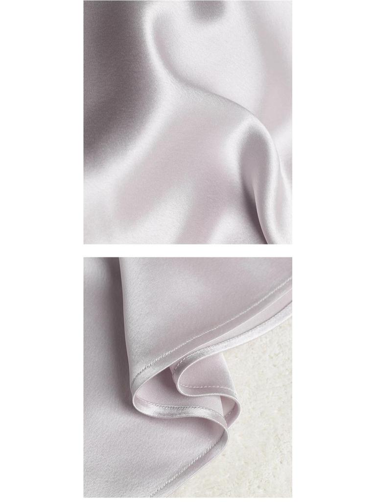 Acetic Acid Fabric Slimming Midi Skirt for Petite Women, A-Line, Mature, Drapey, Lustrous, Elastic Waist