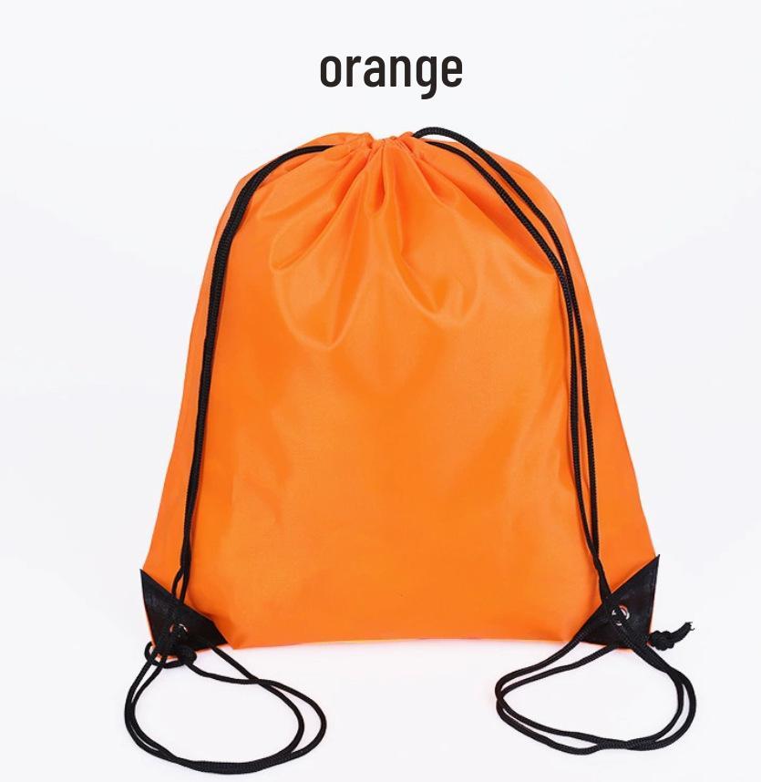 Customizable Waterproof Oxford Large Capacity Drawstring Backpack with Logo Print