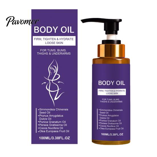 Non Greasy Body Moisturizer Firming Oil, Hydrating Nourishing Oil for Dry Skin, 100ml Lightweight Fine Lines Moisturizer, Care Treatment And 100ML