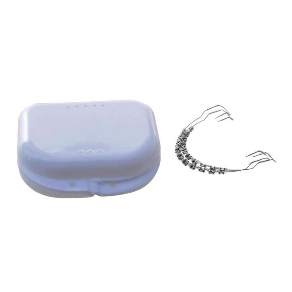 1 Set Colorful Temporary Tooth Decoration with Metal Wires Metal Bracket  Teeth