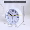 F26C Vintages Styles Alarm Clock 4inch Silents NonTicking Night Lights Feature Battery Operated Decoration for Bedroom or Office