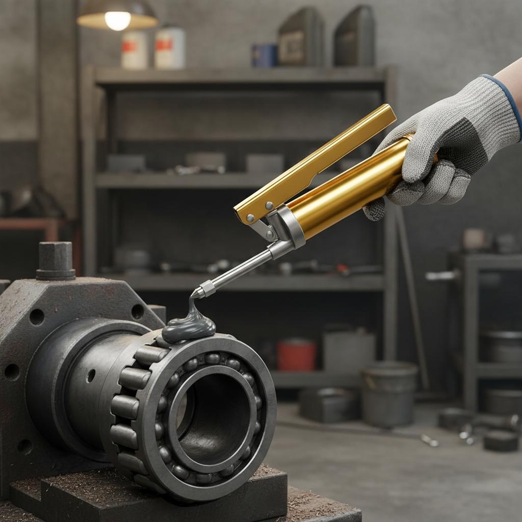 Manuelle Fettpresse 100/200CC Hochdruckschmierer mit Griff für Industrieausrüstung und Autoreparatur