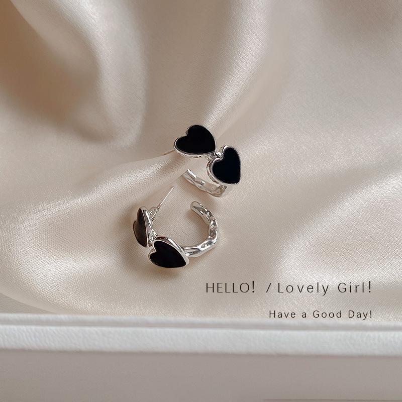 Korean Style Fashion Pearl Camellia Earrings For Women Girls Crystal Pendant Jewelry Lady Trendy Vintage Accessories Ear Rings