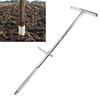 Soil Probe, Stainless Steel Soil Sample Probe, Soil Sampler with Foot Pedal and 2 Sample Bags, Soil Probe Rod for Sampling, Plant Care, Garden, Farm,