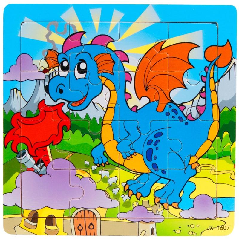 Kindergarten Wooden Puzzle Cards Animal And Transportation Themes Educational Toy For Kids
