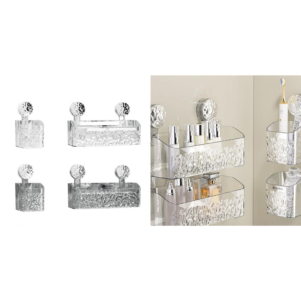 Convenient and Durable Suction Cup Storage Rack Easy To Install Suction Cup Organizer Perfect for Home Office and Car