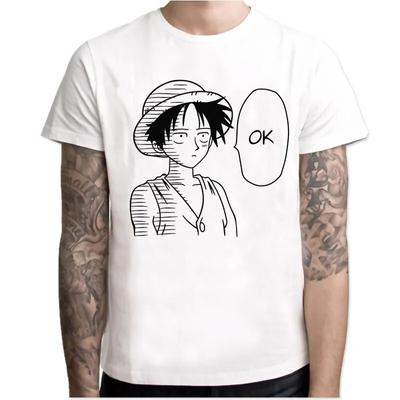 Jednodielne tričko Japonská anime košeľa Pánske tričko Luffy Tričká Clothing Tee