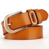 Genuine Women Leather Belt Metal Pin Buckle Jeans Waist Belt Decoration Fashion