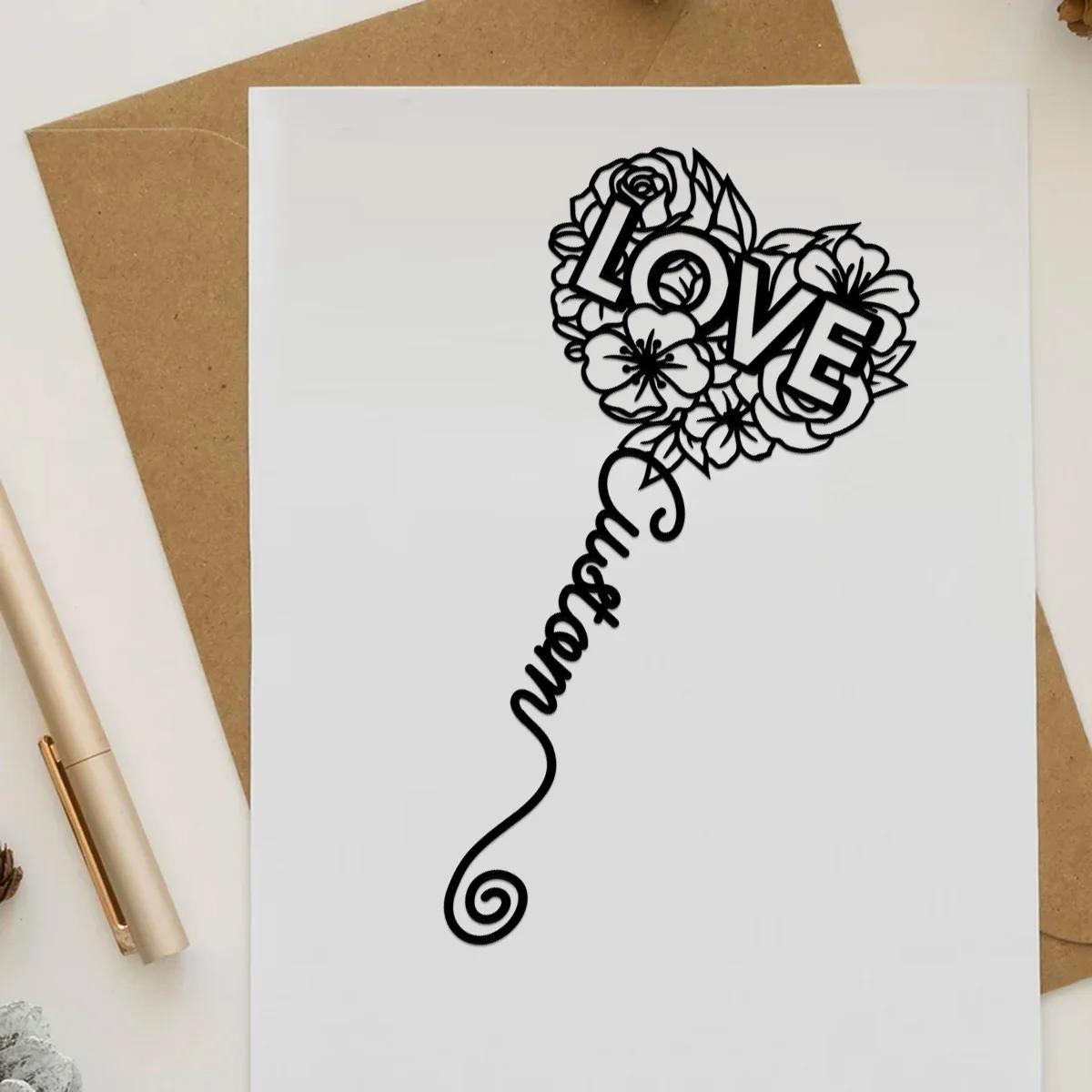 

Metal Bookmark, Heart Shape, Love Keepsake, Gift for Readers, Student Gift