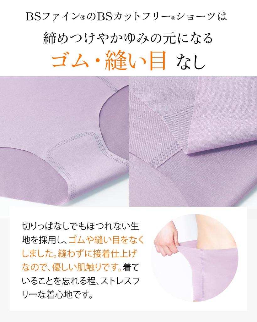 BS Fine Stone for those who wake up to go to the bathroom or who are concerned about a cold BSFINE Made in Japan "Wearable Bath" Cut-Free Shorts,
