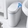 8LSmart Sensor Trash Can Automatic Household Electronic Trash Can Kitchen Trash Bin Toilet Waterproof Narrow Seam Sensor Bin