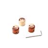Ogdni Wooden Guitar Bass Dome Audio Volume Control Knobs for Electric Guitar or Precision Bass Knobs, Knobs, Knobs, (Brown)
