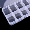10 Compartments Transparent Visible Plastic Fishing Lure Box Fishing Tackle Box