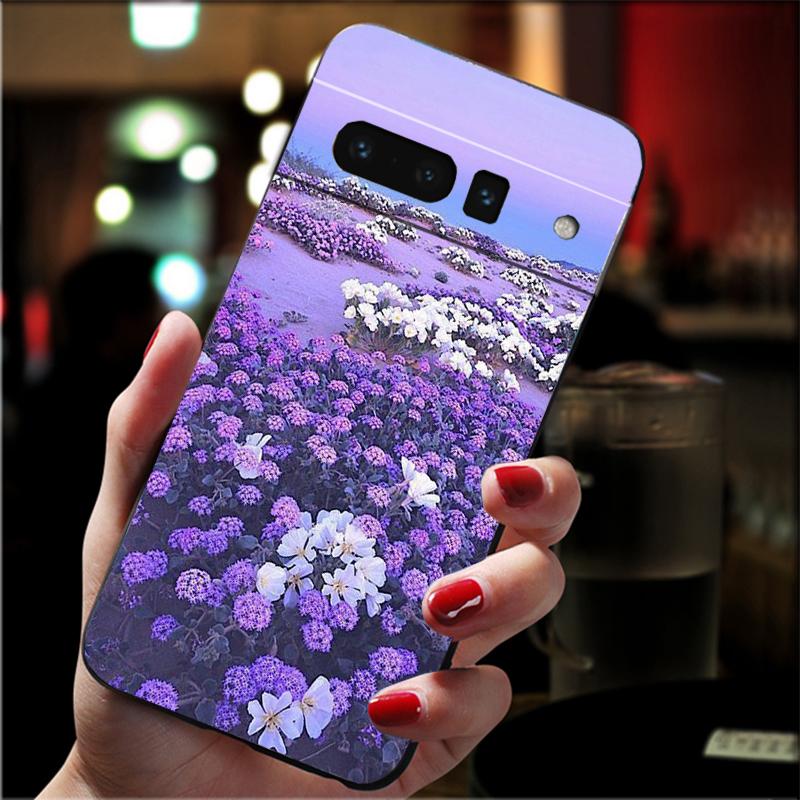 Phone Case For Google Pixel 10 9 Pro XL 9A 8 7 6 Pro Pixel 8A 7A 6A Pixel 8 7 6 5 Infinity On Purple Art