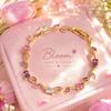 Alloy Cubic Zirconia Gold-plated Bracelets & Armlet For Women and Girls- Free Size