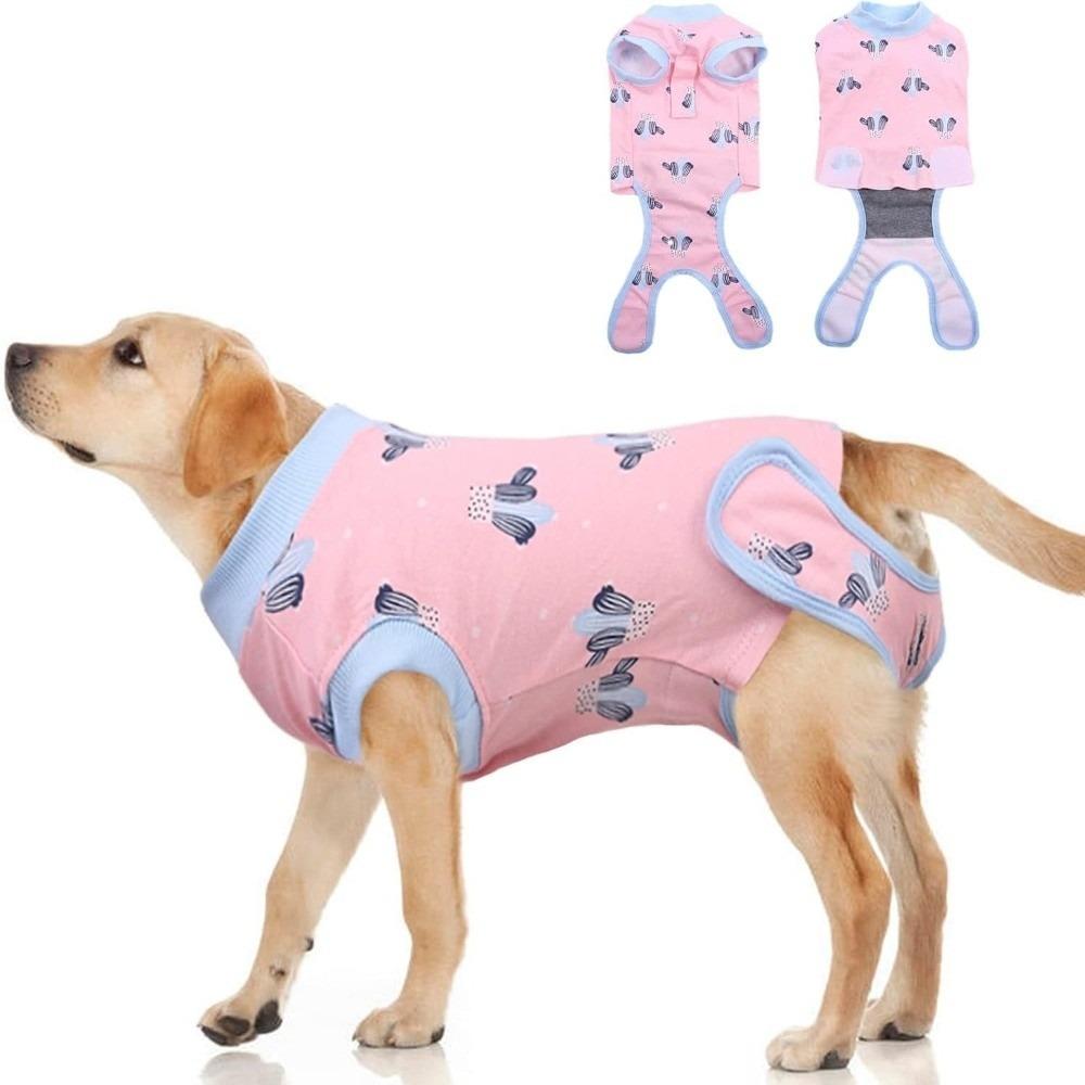 Breathable Dog Sterilization Suit Adjustable Dog Diaper Postoperative Clothing Abdominal Wound S