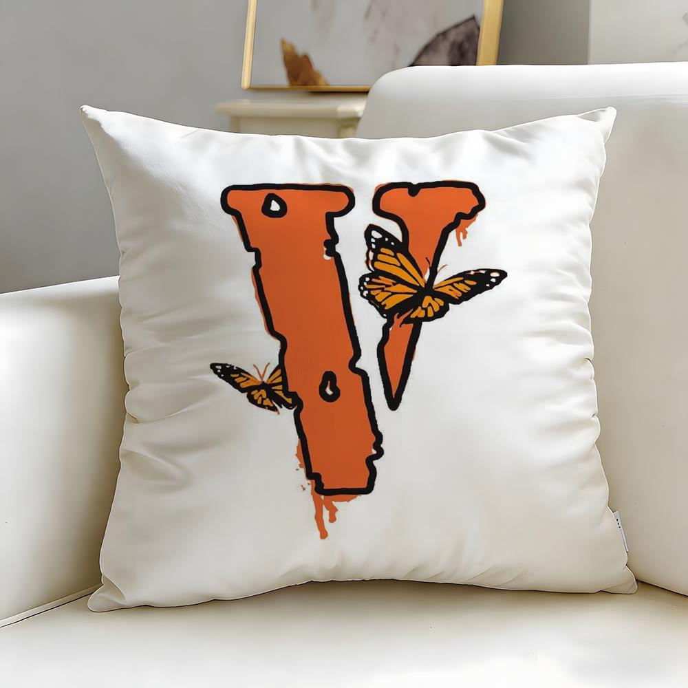 popular fashion brand Vlone Cushion Cover Soft & Easy-Wash Pillow Case – Versatile for Couch, Bed, Travel and Office