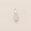 18K Gold-Plated European American Watermelon Pendant Stainless Steel DIY Accessory