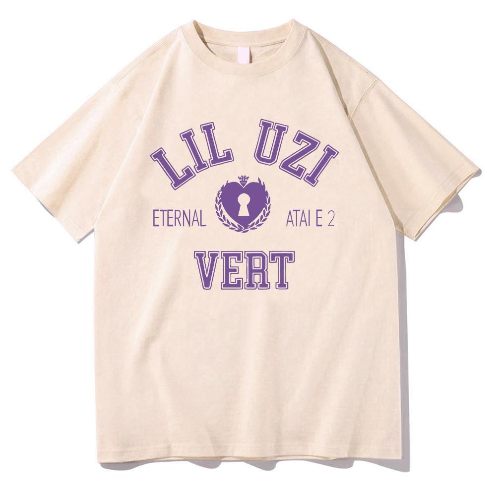 Lil Uzi Vert Eternal Atake 2 Tričko Muži Ženy Čistá Bavlna Módní Tričko Rapper Hip Hop Zpěvák Tričko Krátký Rukáv Oblečení