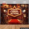 2D Flacher Hintergrundstoff - 2D Flacher Hintergrundstoff - 2D Flacher Hintergrundstoff Hollywood Film Thema