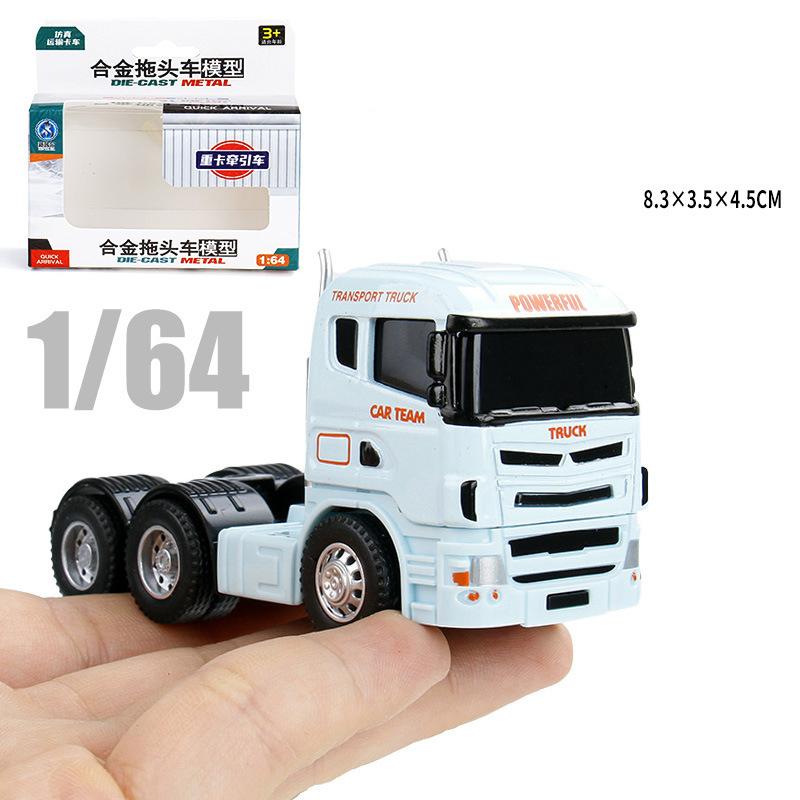 1:64 Scania Container Truck American Container Truck Alloy Diecast Model Car Mini GT Vehicle Toy Models Miniature Cars Birthday