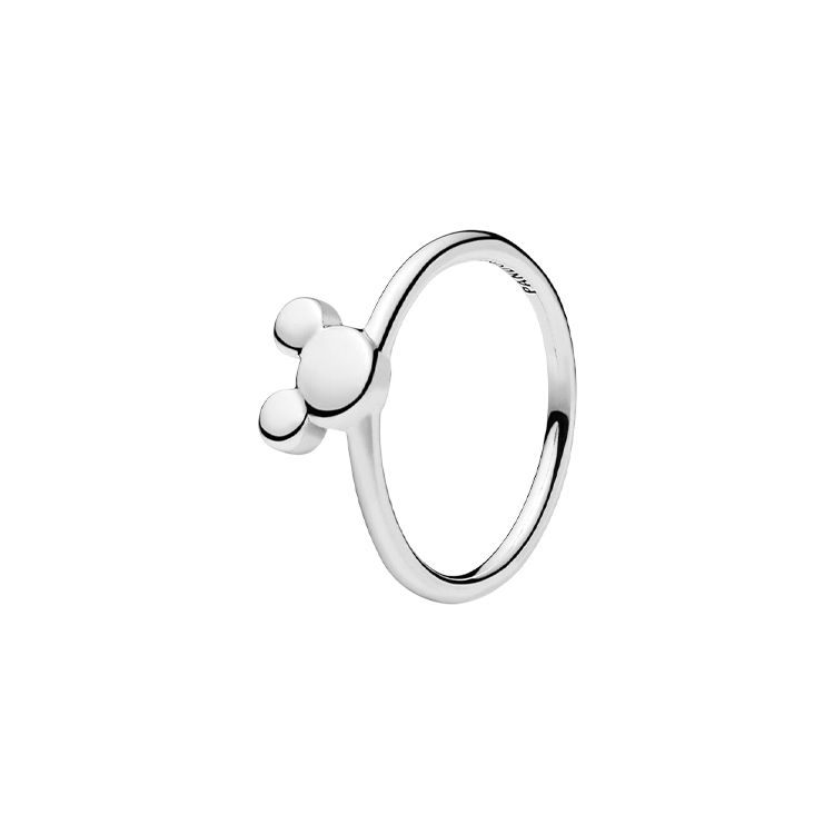 Pandora Disney Mickey Silhouette 925 Silver Ring Women ring 197508 48
