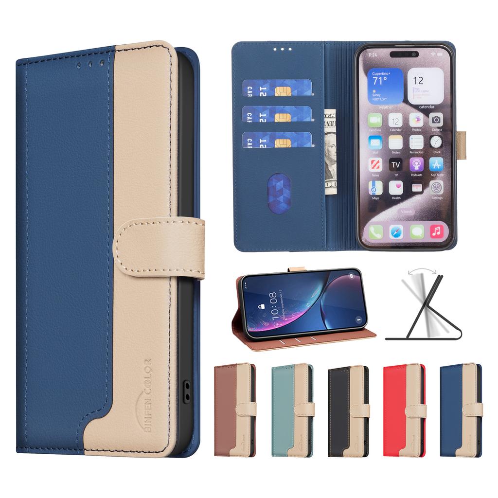 Flip Leather Case for Samsung Galaxy A56 A26 A36 A16 A06 M16 M06 F16 F06 M55 M62 M15 Cover Bumper Soft Business Back Cover BF33