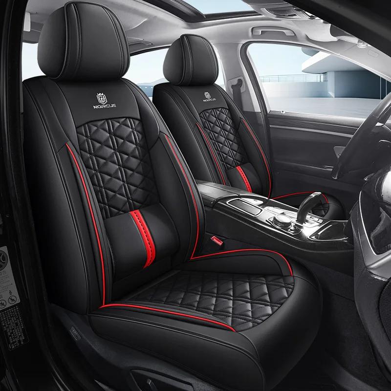 1 PCS Universal Size PU Leather Car Seat Cover for VW Golf Passat B5 B6 B7 B8 Touran Tiguan Toureg Touareg T-ROC Car Accessories