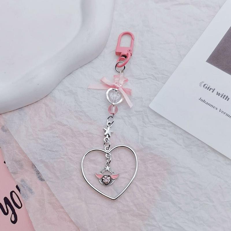 Trendy Phone Accessory Cute Phone Jewelry Dopamine Lovely Phone Pendants Alloy Acrylic Material Phone Charm for Phone
