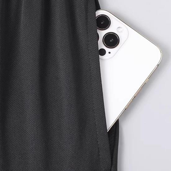 2dílná sada pánských teplákových souprav s kulatým výstřihem, krátkým rukávem, tričkem s elastickým pasem a kraťasy, rychleschnoucím sportovním oblečením