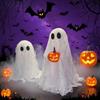 2Pcs Ghost Halloween Figurine Halloween Ghost Decorations Halloween Ghost Table Decoration for Garden Party Halloween Theme