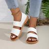 Large Size Summer New Flat-soled Soft-soled Sandals Two Wear Rear Bag and Beach Sandals Women