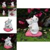 Romantische Katzenstatue Harz Heimdeko Für Feste Und Besondere Anlässe