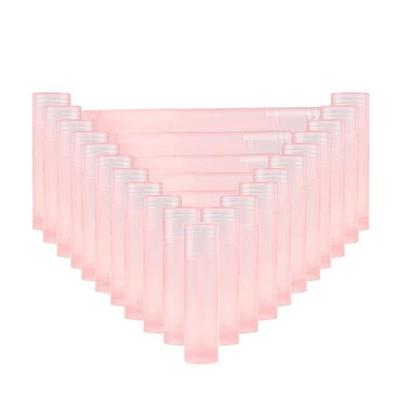 Δημιουργία Lip Balm Άδειο Σωληνάριο Lip Gloss 5ml 5g 6 Χρώματα Δοχείο Καλλυντικών Βάζο Κραγιόν Βάλσαμο Μπουκάλι Ταξιδιού Εργαλείο Μακιγιάζ DIY 100 Τεμάχια, Ροζ, 100 Τεμάχια