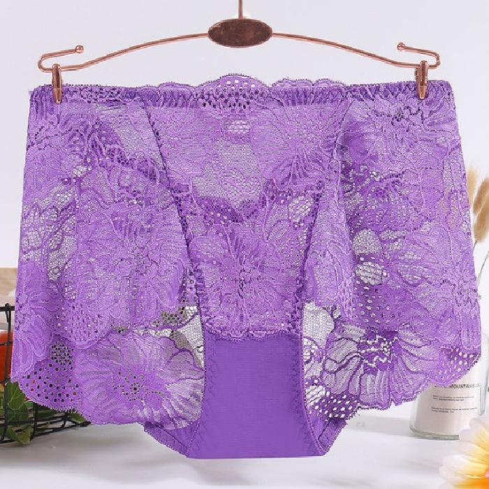 XXL Lingerie Women's Panties Womens Briefs Panty Sexy Lace Plus Size Female Underwear Big Size Lady Sexy Panty