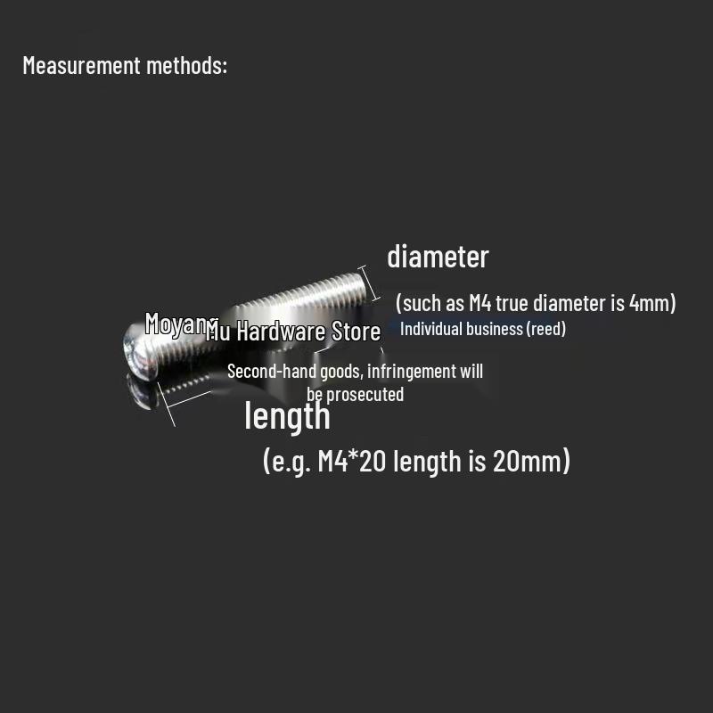 Mehrgrößen Rundkopf Kreuzschlitzschrauben, Muttern & Unterlegscheiben DIY Set – Komplettes Haushaltsset