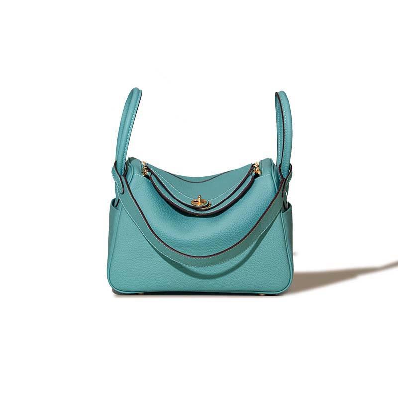 2025 Togo Leather Lindy Shoulder & Crossbody Bag: High-End Genuine Cowhide Women's Handbag