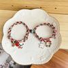 2pcs/set Christmas Tree Merry Christmas Bracelet Mistletoe Couple Xmas Bracelet  Christmas Gift